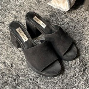 Steve Madden slip on heeled sandals
